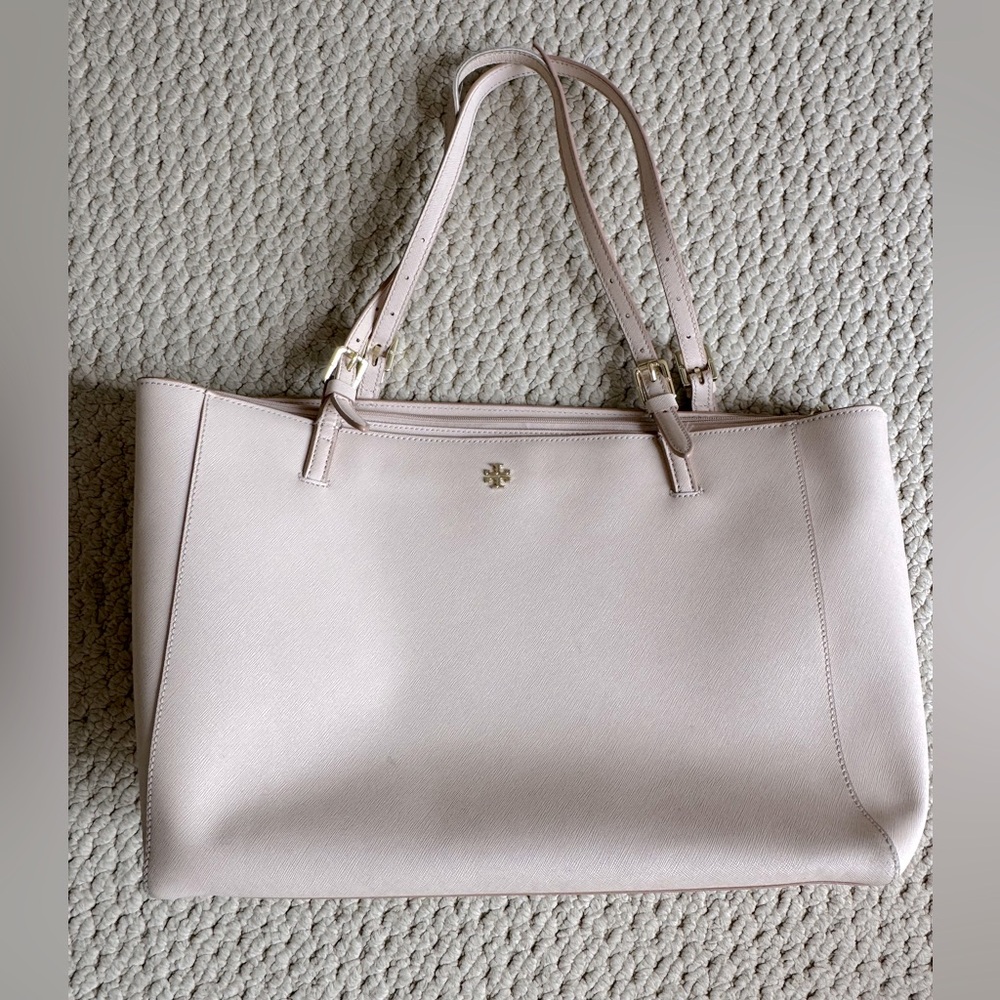 Tory Bruch York Work Bag Light Pink